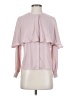 Ann Taylor 100% Polyester Pink 3/4 Sleeve Blouse Size XXS - photo 1