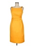 Kay Unger Solid Yellow Cocktail Dress Size 8 - photo 1