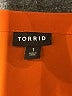 Torrid 100% Polyester Orange Casual Dress Size 1X Plus (1) - photo 7