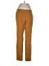 Purejill Solid Brown Yellow Active Pants Size M - photo 1