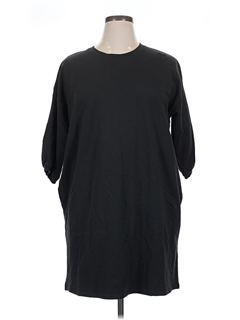 Pre-owned The Drop Casual Dress In Black