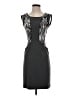BCBGMAXAZRIA Graphic Gray Cocktail Dress Size XXS - photo 1