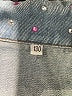 Unbranded Blue Denim Jacket Size 130 cm / US 8 - photo 3