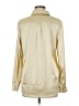 J. McLaughlin Metallic Ivory Long Sleeve Blouse Size M - photo 2