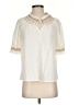Madewell Ivory Short Sleeve Blouse Size XXS - photo 1