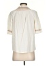 Madewell Ivory Short Sleeve Blouse Size XXS - photo 2