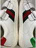 Gucci 100% Leather White Ace Leather Sneakers Size EU 38 / US 6-6 1/2 (youth) - photo 7