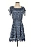 Greylin 100% Polyester Paisley Blue Casual Dress Size S - photo 1