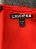 Express 100% Polyester Solid Orange Cocktail Dress Size 6 - photo 6
