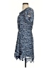 Greylin 100% Polyester Paisley Blue Casual Dress Size S - photo 5