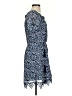 Greylin 100% Polyester Paisley Blue Casual Dress Size S - photo 4