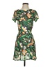 Love 100% Polyester Tropical Green Cocktail Dress Size S - photo 1