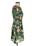 Love 100% Polyester Tropical Green Cocktail Dress Size S - photo 4