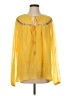 Finders 100% Polyester Yellow Long Sleeve Blouse Size S - photo 1
