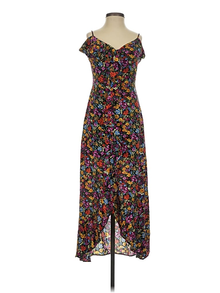 Pre-owned Lost + Wander Casual Dress In Black