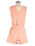 Lou & Grey Solid Orange Romper Size XS - photo 2