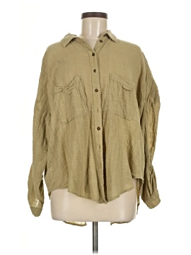 Free People Long Sleeve Button Down Shirt