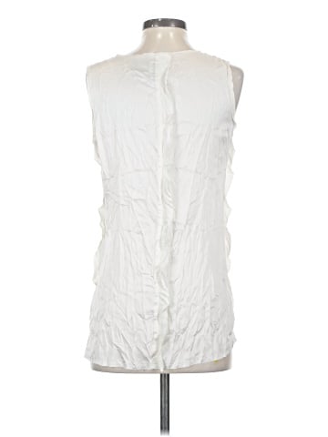Go By Go Silk Sleeveless Silk Top (view 2)