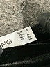 MNG Solid Black Cocktail Dress Size 4 - photo 8