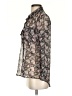 W118 by Walter Baker 100% Polyester Silver 3/4 Sleeve Blouse Size XS - photo 5