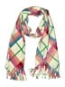 Old Navy 100% Polyester Plaid Pink Ivory Scarf One size - photo 1