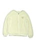 H&M 100% Polyester Hearts Yellow Ivory Jacket Size 6 - 8 - photo 1