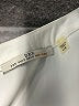 Dex 100% Polyester Solid Ivory Long Sleeve Blouse Size L - photo 7