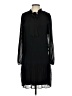 DKNY 100% Polyester Black Casual Dress Size 4 - photo 1