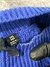 Knot Sisters Blue Turtleneck Sweater Size M - photo 8