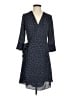 Slate & Willow Polka Dots Blue Casual Dress Size 0 - photo 1