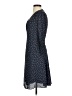 Slate & Willow Polka Dots Blue Casual Dress Size 0 - photo 5