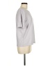 Rose + Olive Gray Short Sleeve Blouse Size M - photo 4