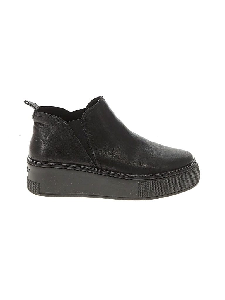Pre-owned J/slides Ankle Boots In Black