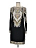 Donna Morgan Paisley Black Cocktail Dress Size 6 - photo 1
