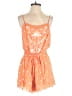 Eloise 100% Polyester Hearts Orange Romper Size S - photo 1
