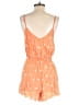 Eloise 100% Polyester Hearts Orange Romper Size S - photo 2