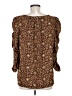 Max Studio 100% Polyester Brown 3/4 Sleeve Blouse Size M - photo 2