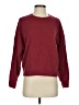 Fabletics Solid Burgundy Sweatshirt Size S - photo 1