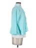 Assorted Brands Teal 3/4 Sleeve Blouse Size XS (estimated) - photo 4