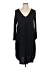 Alya Solid Black Casual Dress Size M - photo 1