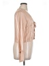Forever 21 Contemporary 100% Polyester Tan Long Sleeve Blouse Size XL - photo 4