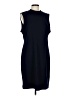 Assorted Brands Solid Blue Casual Dress Size L (estimated) - photo 1