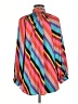 Crosby Color Block Orange Long Sleeve Blouse Size M - photo 2