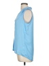 Laundry by Shelli Segal 100% Polyester Blue Sleeveless Blouse Size M (estimated) - photo 5