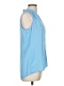 Laundry by Shelli Segal 100% Polyester Blue Sleeveless Blouse Size M (estimated) - photo 4
