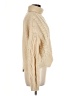 Lulus 100% Acrylic Ivory Turtleneck Sweater Size M - photo 4