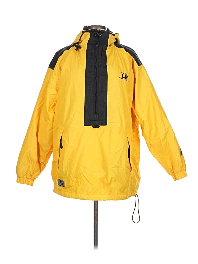 Pre-owned Assorted Brands Windbreaker Jacket In Yellow