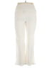 Jones New York Solid White Ivory Active Pants Size XL - photo 2