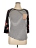 Moa Moa Gray 3/4 Sleeve Top Size XL - photo 1