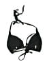 Unbranded Solid Black Swimsuit Top Size M - photo 2